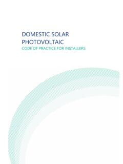 DOMESTIC SOLAR PHOTOVOLTAIC - Sustainable Energy …