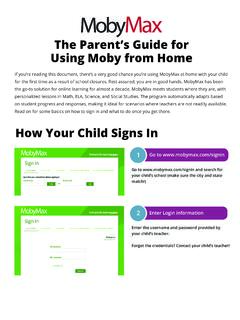 The Parent’s Guide for Using Moby from Home