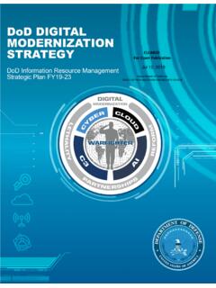 DOD Digital Modernization Strategy 2019 - U.S. Department ...