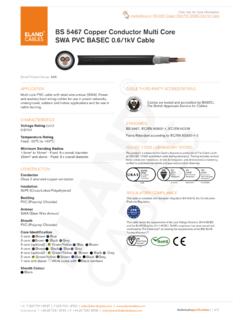 BS 5467 Copper Conductor Multi Core SWA PVC BASEC …