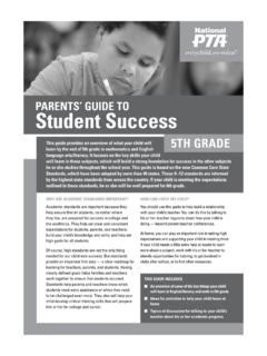Parents’ Guide to student success - stritawebster.org