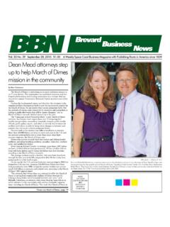 BBN Brevard Business News - Dean Mead