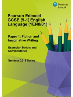 Pearson Edexcel GCSE (9-1) English Language (1EN0/01)