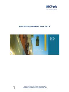Destin8 Information Pack 2014 - mcpplc.com
