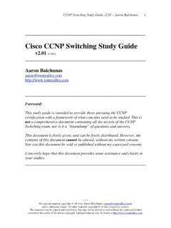 ccnp switching studyguide - Router Alley