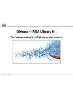QIAseq miRNA Library Kit - mediline.si