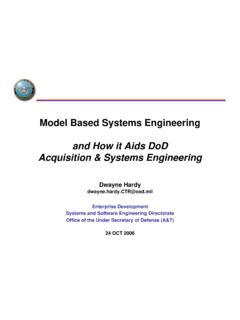 Model Based Systems Engineering