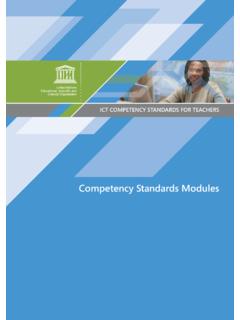 ICT competency standards for teachers: …