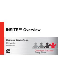 INSITE™ Overview - Cummins Inc.