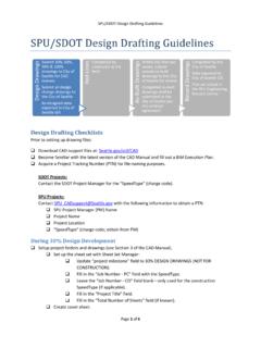 SPU/SDOT Design Drafting Guidelines - …