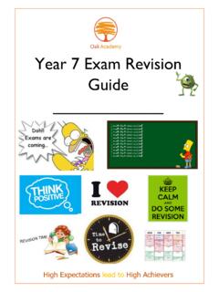 Year 7 End of Year Exam Revision Guide - Oak Academy