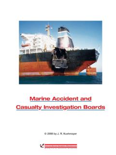Marine Accident and Casualty Investigation Boards …