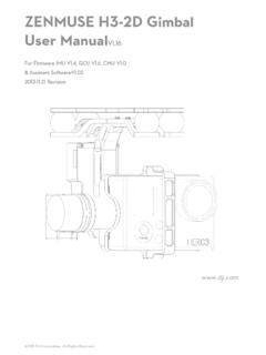 ZENMUSE H3-2D Gimbal User ManualV1 - …