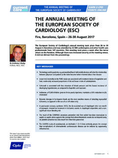 ThE annual MEETing of ThE EuRoPEan SociETy of …