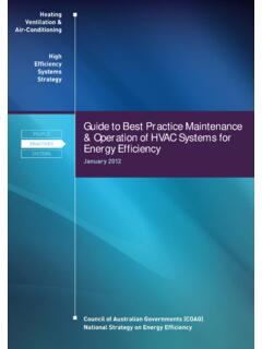 Guide to Best Practice Maintenance &amp; Operation of ... - AIRAH