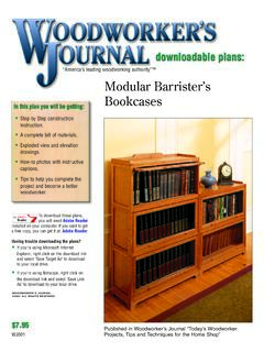Modular Barrister’s Bookcases - Rockler Woodworking and ...