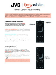 Remote Control Troubleshooting