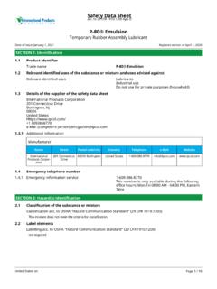 Safety Data Sheet: P-80&#174; Emulsion