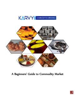A Beginners’ Guide to Commodity Market