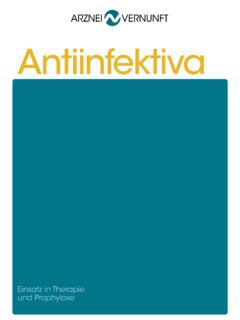 Antiinfektiva - arzneiundvernunft.at