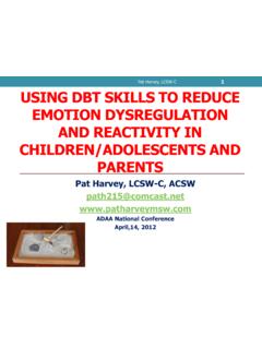 Using DBT Skills to Reduce Emotion Dysregulation in ...