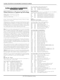 Global Solutions in Engineering Technology