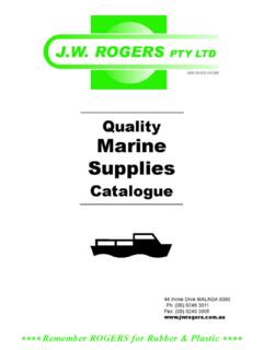 TABLE OF CONTENTS - Rubber &amp; Plastic Wholesalers