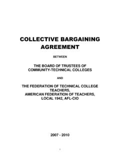 COLLECTIVE BARGAINING AGREEMENT