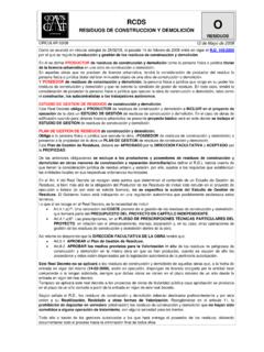 RESIDUOS DE CONSTRUCCION Y DEMOLICI&#211;N - …