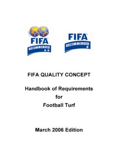 FQC Requirements manual March 2006 - FIFA.com