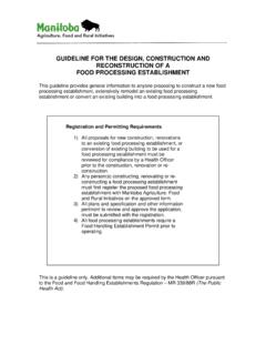 GUIDELINE FOR THE DESIGN, CONSTRUCTION AND …