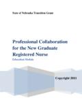 Professional Collaboration for the New Graduate …