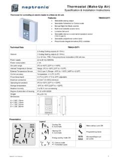 Thermostat (Make-Up Air) - HVACQuick