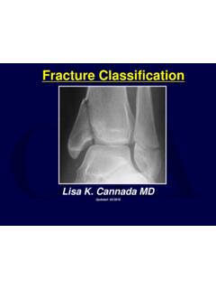 Fracture Classification - Orthopaedic Trauma Association (OTA)
