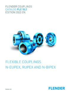 FLEXIBLE COUPLINGS N-EUPEX, RUPEX AND N-BIPEX
