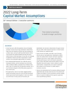 2022 Long-Term Capital Market Assumptions Executive …
