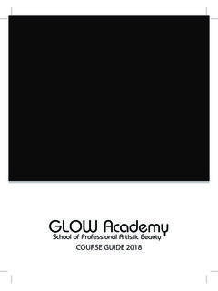 COURSE GUIDE 2018 - GLOW Academy