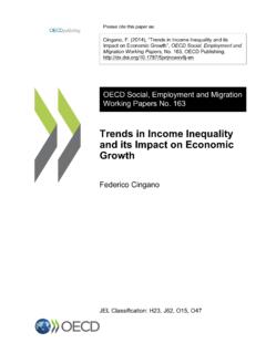 Growth and its Impact on Economic Trends in Income ... - OECD