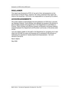 DISCLAIMER ACKNOWLEDGEMENTS - National …