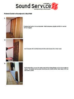 pictorial guide stud wall - Sound Service