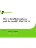 How to Simplify Compliance with the New ISO …