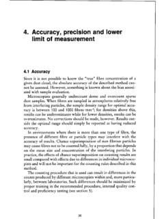 Accuracy, precision and lower limit of …