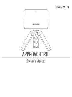 APPROACH Owner’s Manual R10