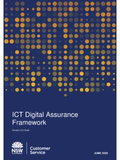 ICT Assurance Framework - Digital.NSW