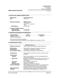 Effective Date 08/20/2008 Material Safety Data Sheet ...