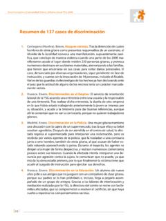 Resumen de 137 casos de discriminaci&#243;n - gitanos.org
