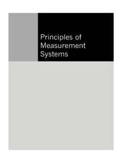 Principles of Measurement Systems - IAUN