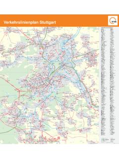 Verkehrslinienplan Stuttgart - vvs.de
