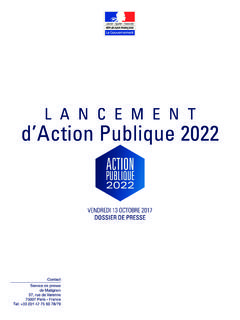 LANCEMENT d’Action Publique 2022 - gouvernement.fr