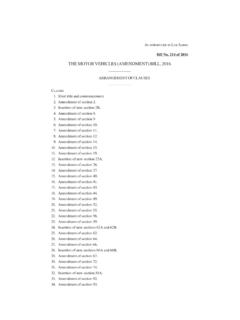 THE MOTOR VEHICLES (AMENDMENT) BILL, 2016